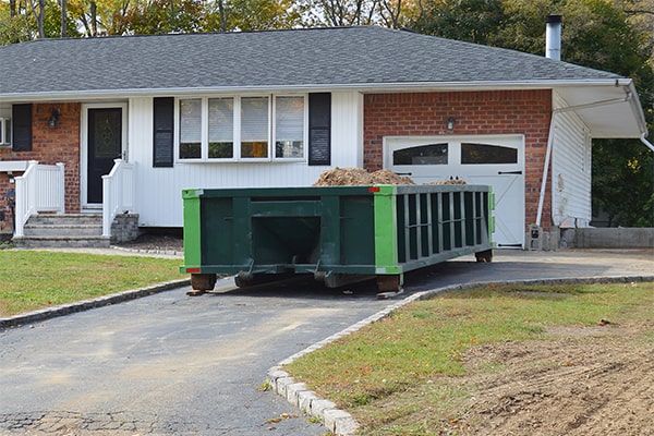 there may be some restrictions on placement, but we work with customers to find the best spot for residential dumpsters